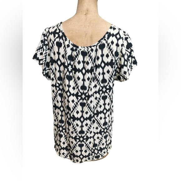 Kavu Bernice top black and cream size large NWT - Picture 2 of 9